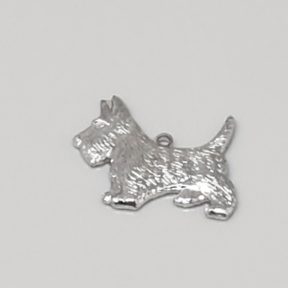 Sterling Silver Scottish Terrior (Scottie) Dog Pendant - Picture 2 of 8